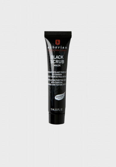Erborian Black Scrub Mask - Скраб-маска очищуюча із деревним вугіллям - 1