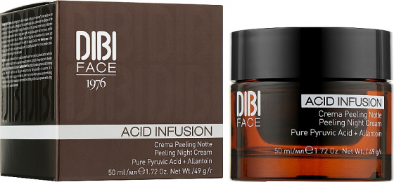 DIBI Acid Infusion Peeling Night Cream Pure Pyruvic Acid + Allantoin - Нічний крем-пілінг з чистою піровиноградною кислотою та алантоїном - 3