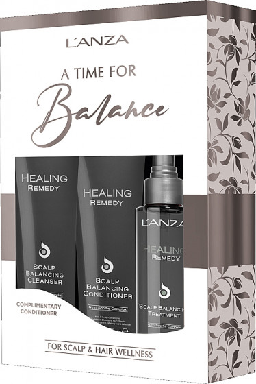 L'anza Healing Remedy Holiday Trio Box - Подарунковий набір для волосся і шкіри голови