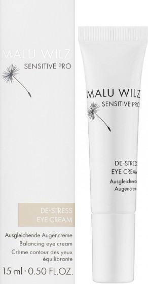 Malu Wilz Sensitive Pro De-Stress Eye Cream - Заспокійливий крем для чутливої ​​шкіри навколо очей