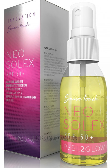 Skin Tech Peel2Glow Neosolex SPF 50+ - Сонцезахисний спрей SPF 50+