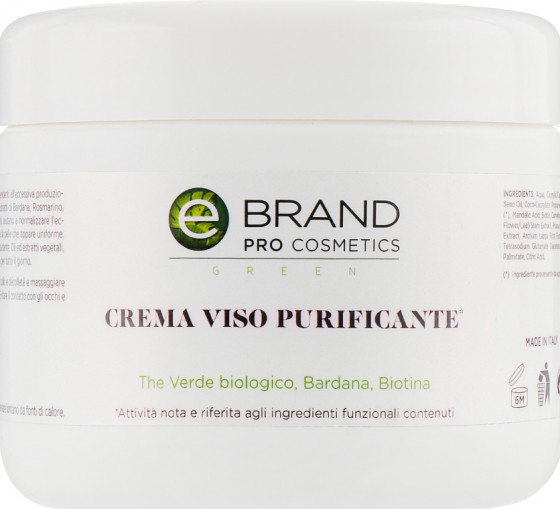 Ebrand Crema Viso Purificante - Крем для проблемної шкіри з мигдальною кислотою та комплексом біотин