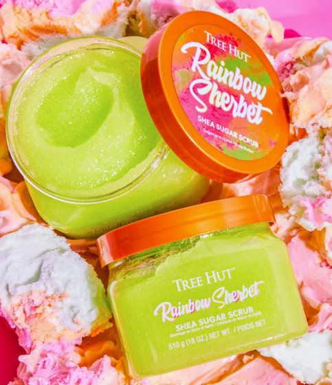 Tree Hut Rainbow Sherbet Sugar Scrub - Скраб для тіла "Райдужний шербет" - 2