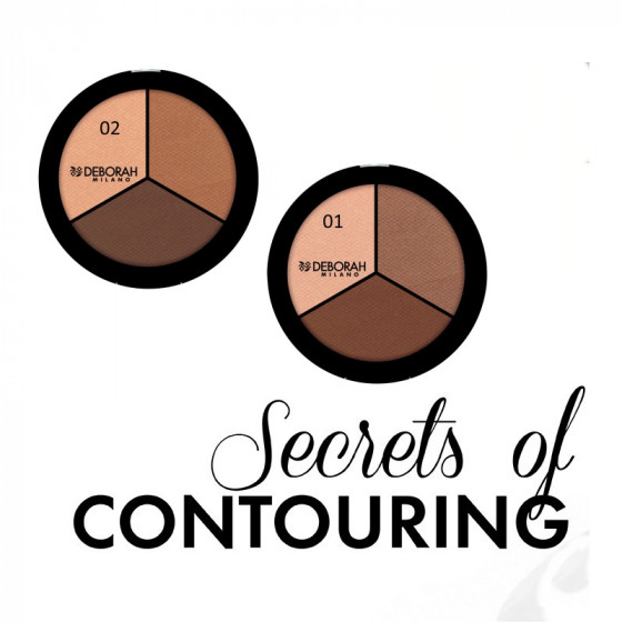 Deborah Trio Contouring Palette - Набор для контуринга №01 - 1