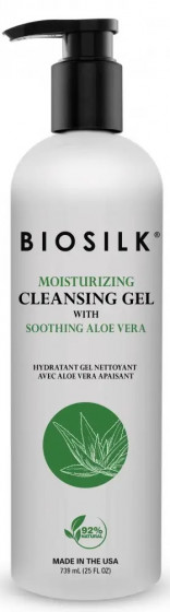 BioSilk Moisturising Cleansing Gel with Soothing Aloe Vera - Зволожуючий гель для рук "Алое віра"