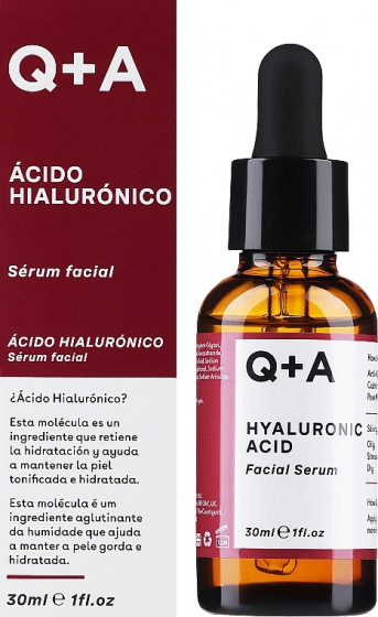 Q+A Hyaluronic Acid Facial Serum - Сироватка для обличчя з гіалуроновою кислотою - 2