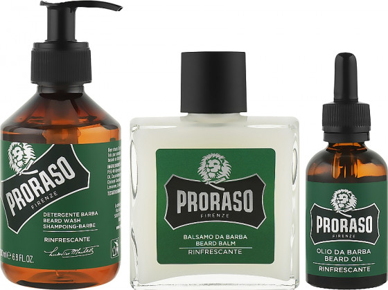 Proraso Refreshing Beard Kit - Подарунковий набір для догляду за бородою - 1