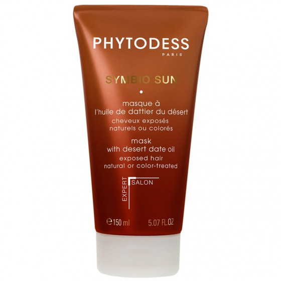 Phytodess Symbio Sun Mask with desert date oil - Маска з олією фінікової пальми для натурального і фарбованого волосся