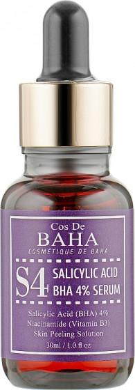 Cos De BAHA Salicylic Acid 4% Serum - Кислотна сироватка для проблемної шкіри