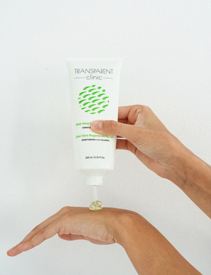 Transparent Clinic Aloe Vera Regenerating Gel - Зволожуючий та заспокійливий гель Aлое - 1