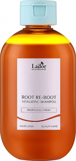La'dor Root Re-Boot Vitalizing Shampoo Propolis & Citron - Шампунь від випадіння волосся для сухої шкіри голови