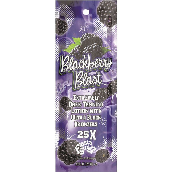 Fiesta Sun Blackberry Blast Extremely Dark Tanning Lotion with Ultra Black Bronzers 25X - Лосьйон для засмаги з бронзаторами