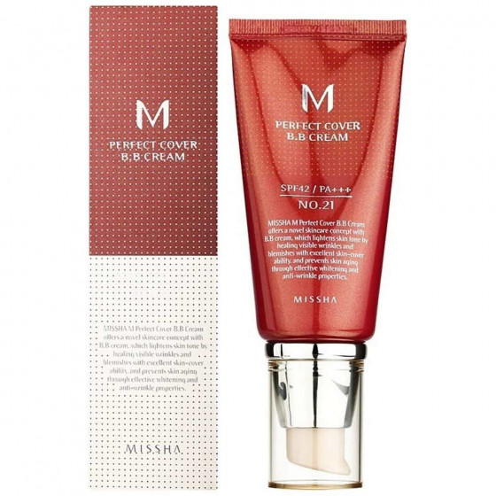 Missha Perfect Cover BB Cream SPF42/PA++ - BB крем з ідеальним покриттям