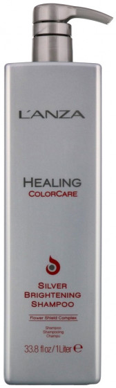 L'anza Healing Color Care Silver Brightening Shampoo - Сріблястий шампунь для усунення жовтизни волосся