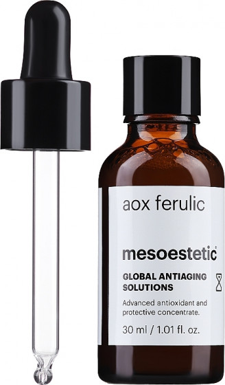 Mesoestetic AOX Ferulic Serum - Антиоксидантна сироватка з феруловою кислотою та вітаміном С