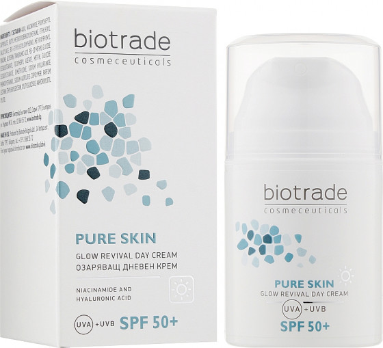 Biotrade Pure Skin Day Cream SPF 50 - Денний ревіталізуючий крем із SPF 50 проти перших ознак старіння - 1