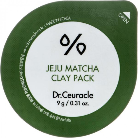 Dr.Ceuracle Jeju Matcha Clay Pack - Очищуюча глиняна маска з чаєм матча - 1