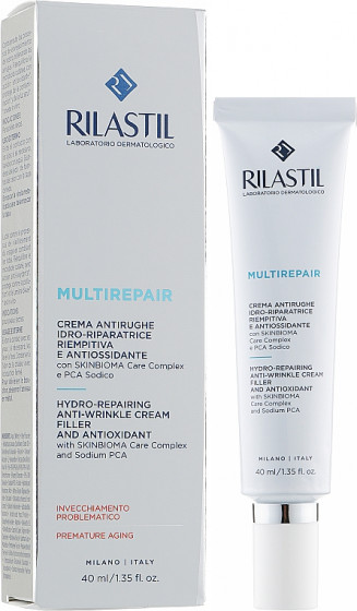 Rilastil Multirepair Hydro-Repairing Anti-Wrinkle Cream - Антиоксидантний зволожуючий крем-філер проти зморшок - 1