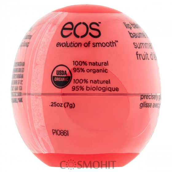 EOS Smooth Sphere Lip Balm (Summer Fruit) - Бальзам для губ "Літні фрукти" - 3