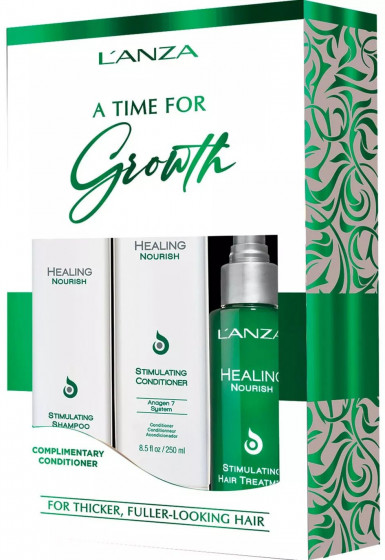 L'anza Healing Nourish Holiday Trio Box - Подарунковий набір для волосся