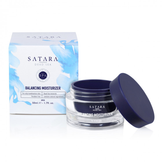 Satara Dead Sea Powerful Moisturizer SPF25 for Oily/Combination Skin - Денний зволожуючий крем для комбінованої і жирної шкіри - 2