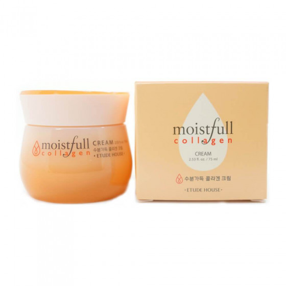 Etude House Moistfull Collagen Cream - Зволожуючий крем для обличчя з колагеном - 1