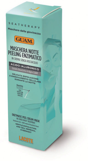 GUAM Seatherapy Maschera Notte Peeling Enzimatico - Нічна ензимна пілінг-маска для обличчя