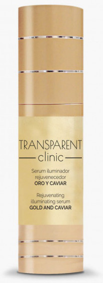 Transparent Clinic Gold and Caviar Rejuvenating Serum - Ультраомолоджуюча сироватка з ікрою та біозолотом - 1