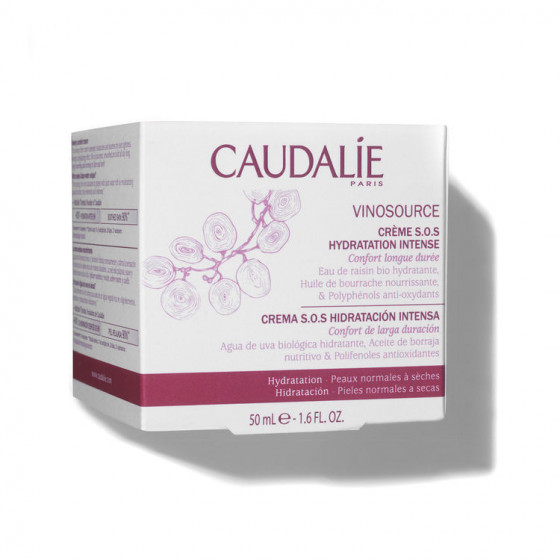 Caudalie Vinosource S.O.S Intense Moisturizing Cream - Інтенсивний зволожуючий крем - 1