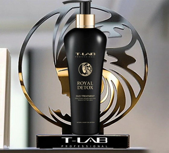 T-LAB Professional Royal Detox Duo Treatment - Дуо-догляд для королівської гладкості і абсолютної детоксикації - 1