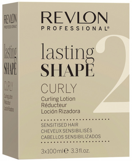 Revlon Professional Lasting Shape Curly Lotion Sensitized - Лосьйон для завивки чутливого, фарбованого і освітленого волосся - 1