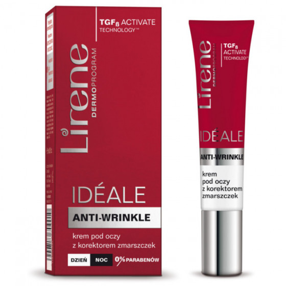 Lirene Ideale Eye Cream 35-55+ Anti-Wrinkle - Крем проти зморшок навколо очей 35-55 +