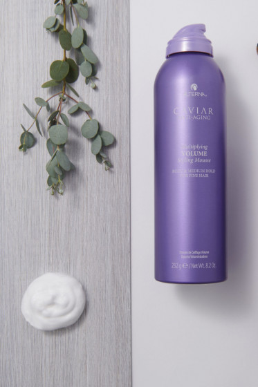 Alterna Caviar Anti-Aging Multiplying Volume Styling Mousse - Мус для укладки волосся і надання їм об'єму з екстрактом чорної ікри - 1