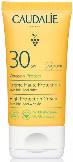 Caudalie Vinosun High Protection Cream SPF30 - Сонцезахисний крем для обличчя