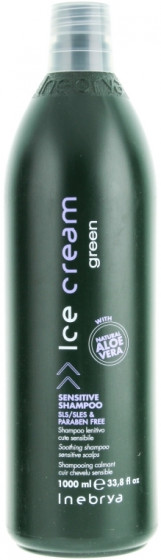 Inebrya Green Sensitive Shampoo - Шампунь для чутливої ​​шкіри голови