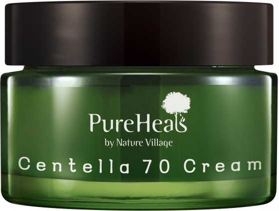 PureHeal's Centella 70 Cream - Відновлюючий крем для шкіри обличчя з екстрактом центелли