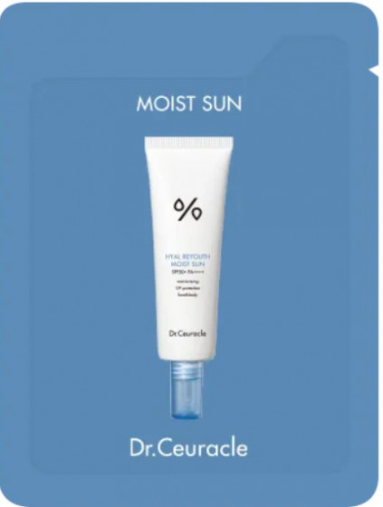 Dr.Ceuracle Hyal Reyouth Moist Sun SPF 50+ / PA++++ - Зволожуючий сонцезахисний крем з гіалуроновою кислотою