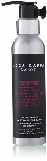 Acca Kappa Transparent Shaving Gel - Прозорий гель для гоління