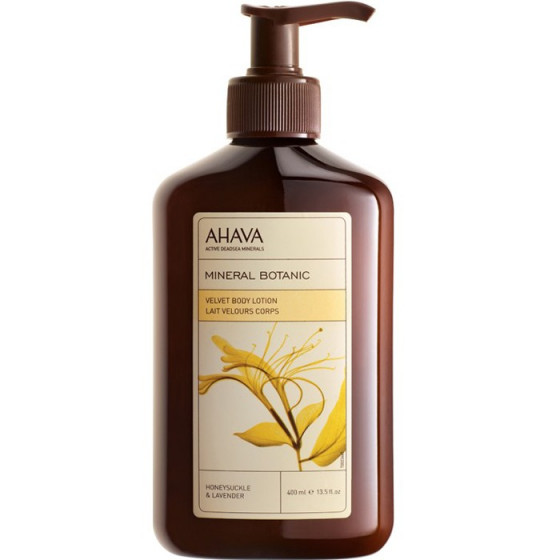 Ahava Mineral Botanic Velvet Body Lotion Honeysuckle & Lavender - Ніжне молочко для тіла Жимолость і Лаванда