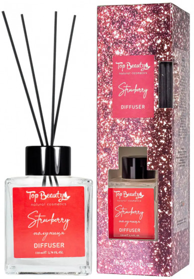 Top Beauty Reed Diffuser "Strawberry" - Парфумований дифузор для будинку "Полуниця"