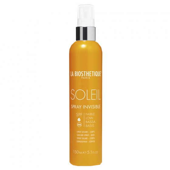 La Biosthetique Soleil Spray Invisible SPF 6 - Водостійкий сонцезахисний спрей SPF 6