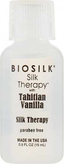 BioSilk Silk Therapy Tahitian Vanilla - Рідкий шовк для волосся "Ваніль"