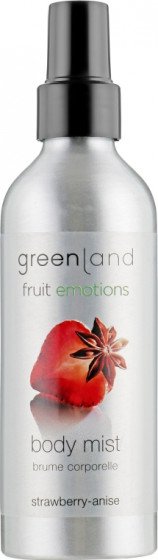 Greenland Fruit Emotions Strawberry-Anise Body Mist - Спрей для тіла "Полуниця-аніс"