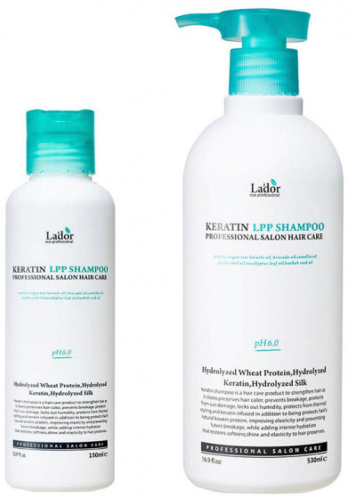 Lador Keratin LPP Shampoo - Кератиновый шампунь для волосся з комплексом амінокислот - 2