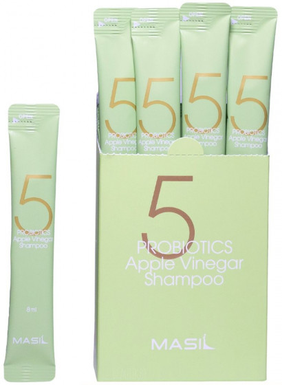 Masil 5 Probiotics Apple Vinegar Shampoo - Шампунь для волосся проти лупи з яблучним оцтом