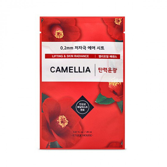 Etude House Therapy Air Mask Camellia - Ультратонка маска для обличчя з олією камелії