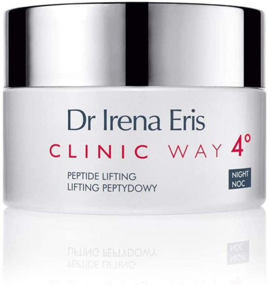 Dr. Irena Eris Clinic Way 4° Peptide Lifting Anti-wrinkle Night Cream - Нічний крем для шкіри обличчя "Пептидний ліфтинг"