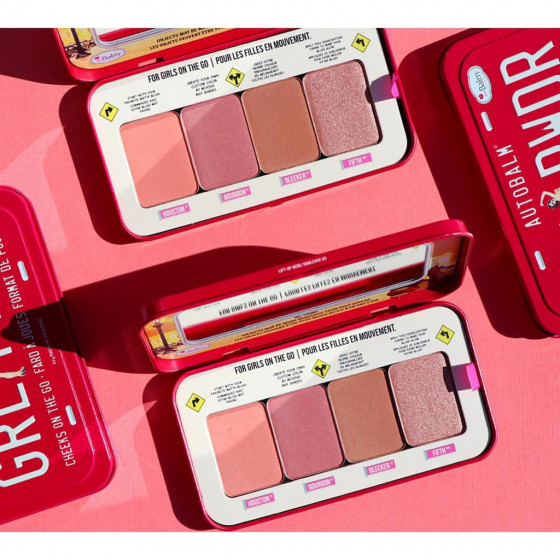 TheBalm AutoBalm "GRL PWDR" Cheek Palette - Набір рум'ян для обличчя - 8