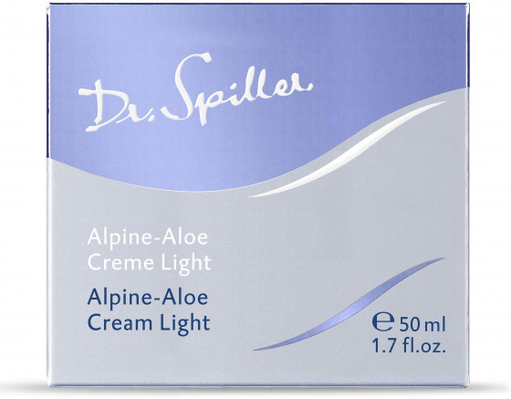 Dr. Spiller Alpine-Aloe Cream Light - Легкий крем з екстрактом альпійського алое - 1