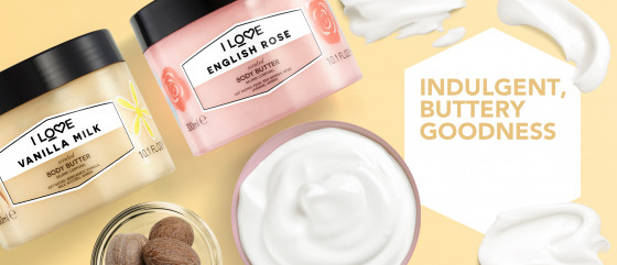 I Love English Rose Body Butter - Олія для тіла "Англійська троянда" - 1